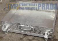 Palangana recoletor de liquidos aluminio accesorios mecanizados